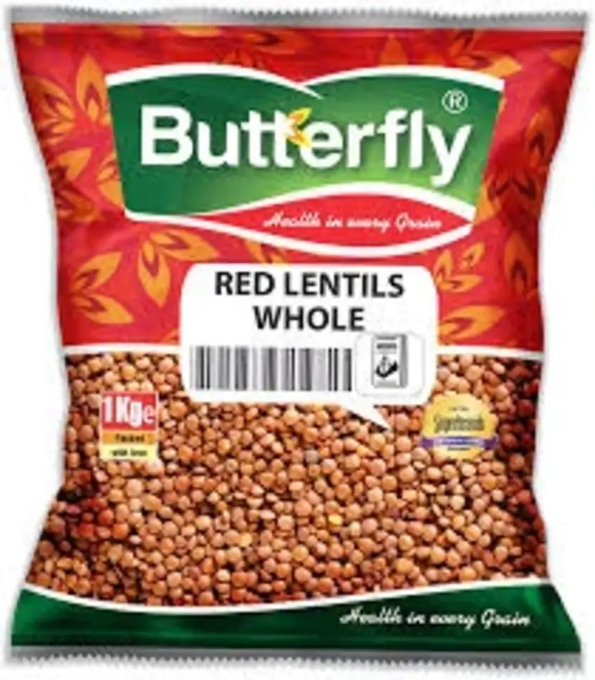 Butterfly Lentils Masoor Dal (Red Lentils) 1Kg